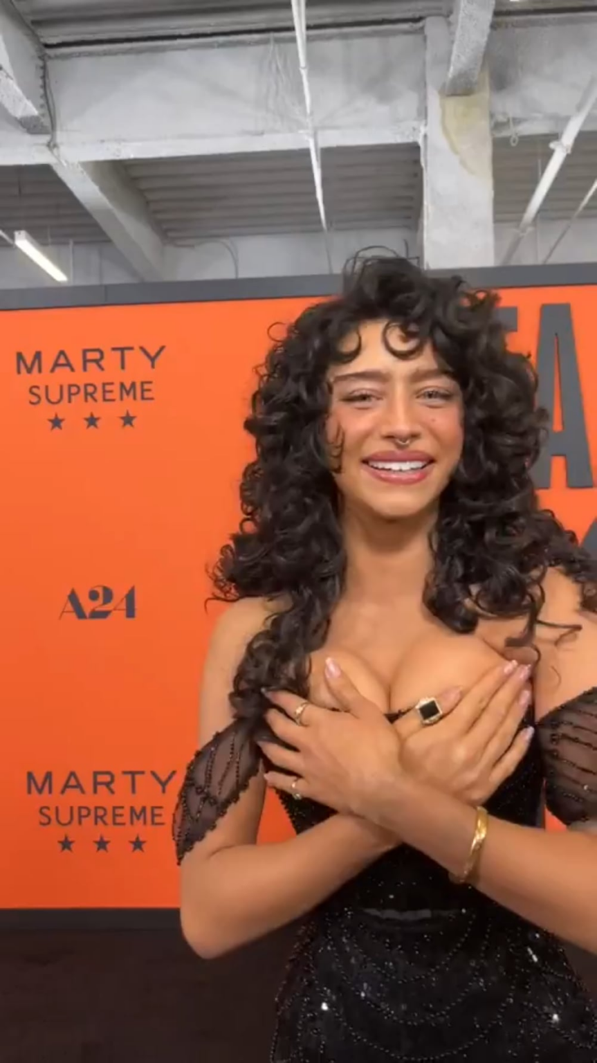 Odessa A'zion at Marty Supreme Premiere in New York - December 16, 2025