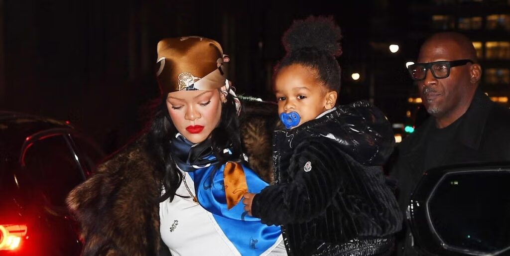 Rihanna and A$AP Rocky Dress Their Kids Up for a Playful Outing