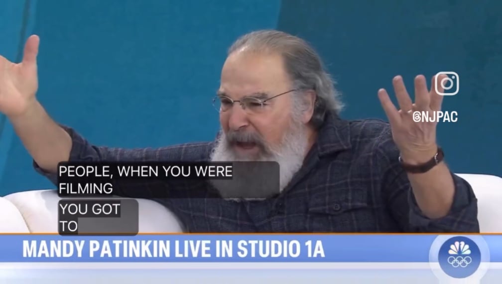 Hilarious story of how Mandy Patinkin ended up staying at an assisted living facility instead of a hotel or Airbnb while filming The Artist