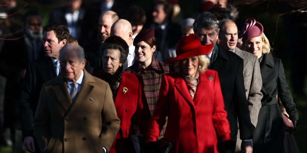 Princess Beatrice and Princess Eugenie Had Royal "Airbag" on Xmas Walk