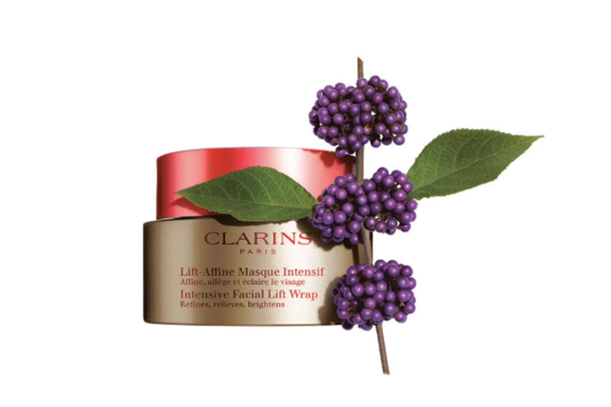 A Clarins face mask