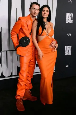 Frederic J. Brown / AFP via Getty Timothée Chalamet and Kylie Jenner at the 