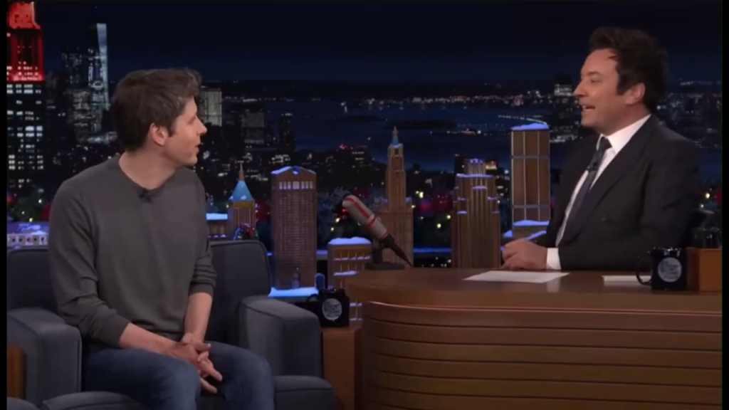 We’re cooked as a society. Sam Altman to Jimmy Fallon: "I cannot imagine figuring out how to raise a newborn without ChatGPT."