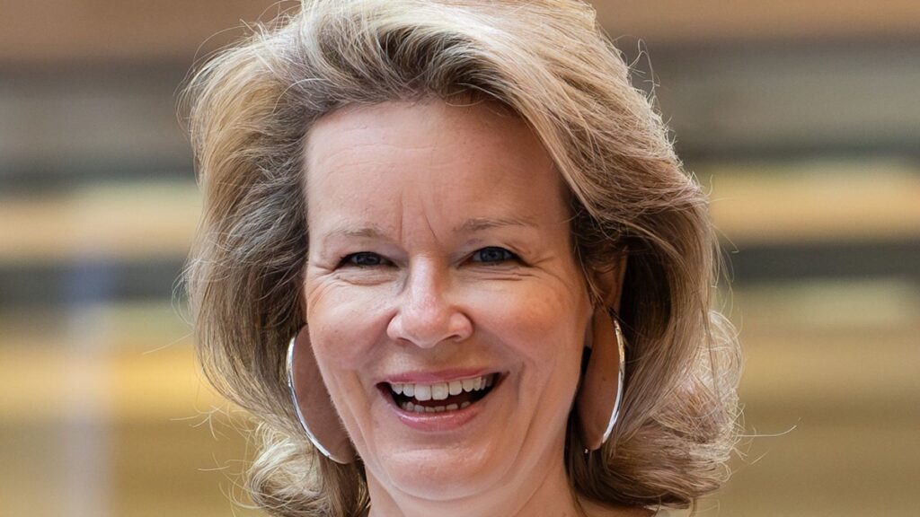 Queen Mathilde's 'expressive' Christmas card dress is so on-trend for winter 2025