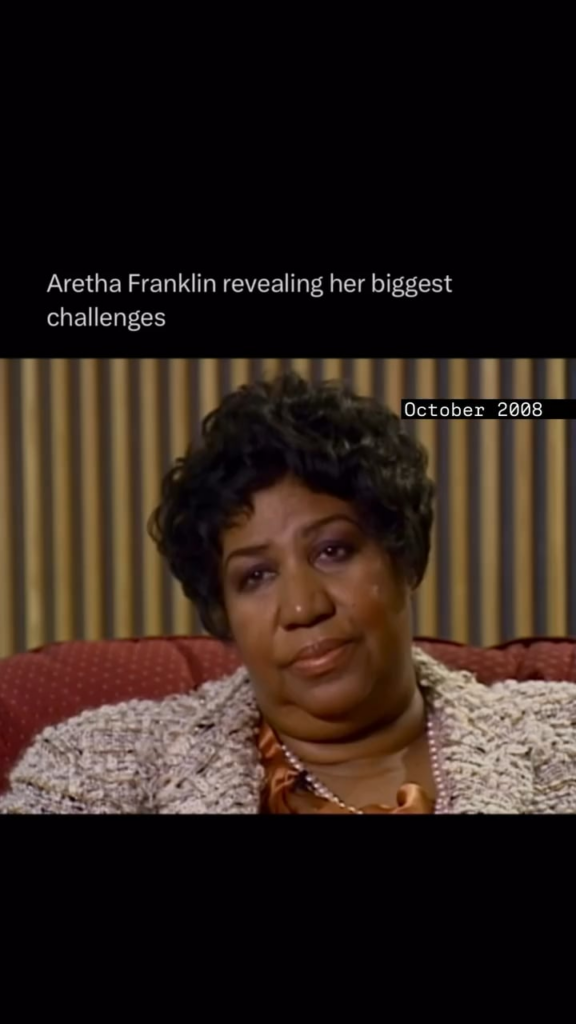 One of Aretha Franklin’s biggest challenges was figuring out what to cook for dinner: ‘You have to figure out what is it gonna be tonight, I did that last night, that’s the hardest thing right there’