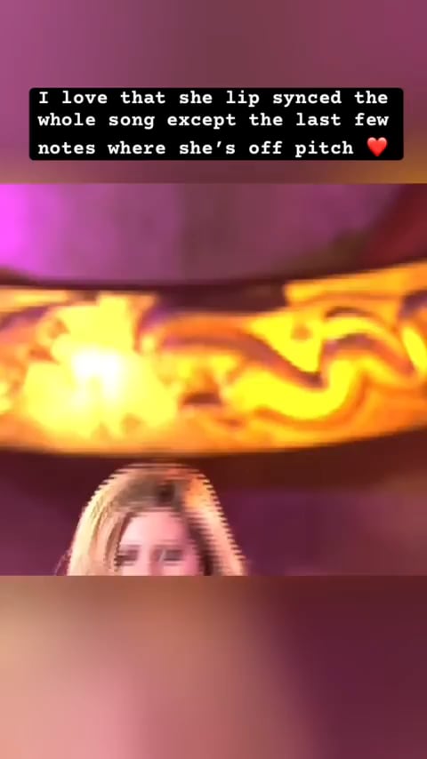 The Sharpay Evans was simply too                      ✨ fabulous✨ to sing it live.