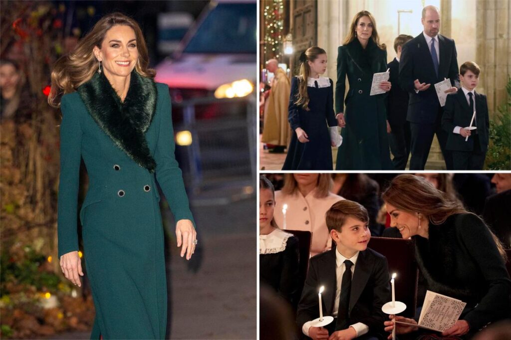 Andrew's daughters absent from Kate's Christmas carol service