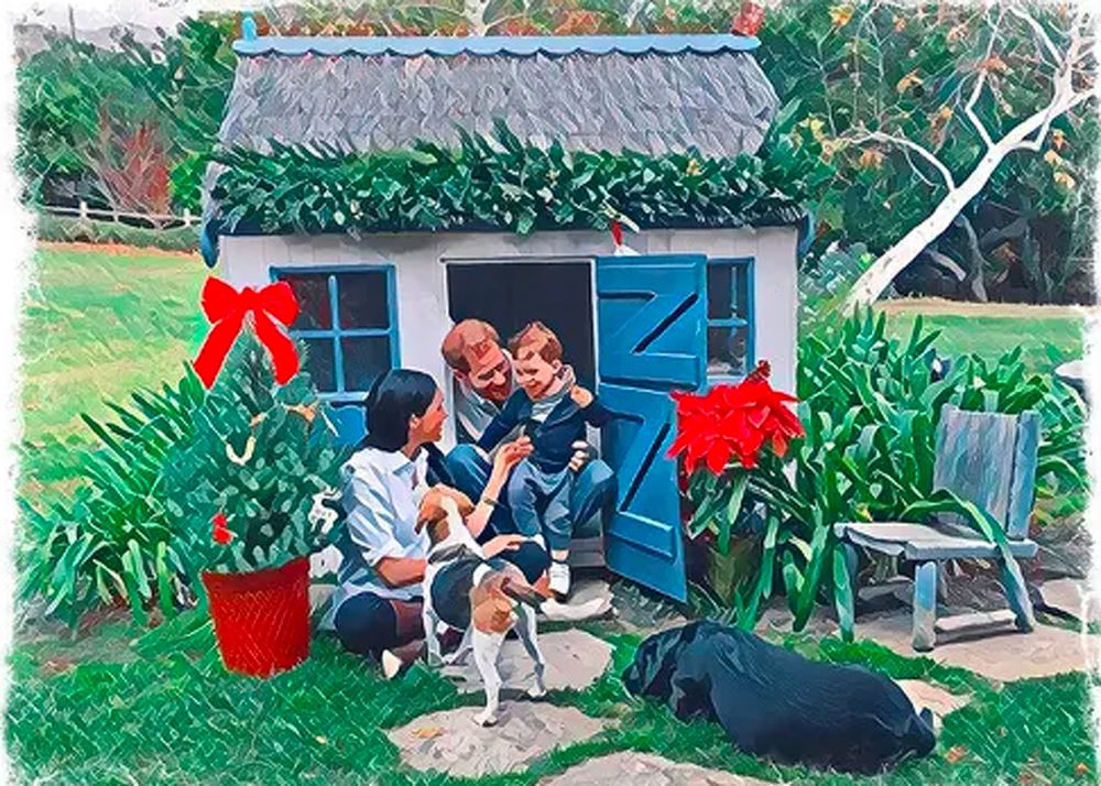 Harry and Meghan's 2020 Christmas card