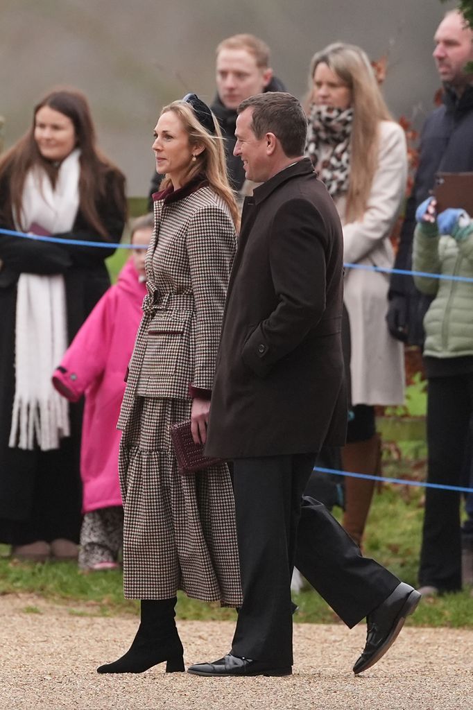 Harriet Sperling joined Peter Phillips for her first festive season at Sandringham