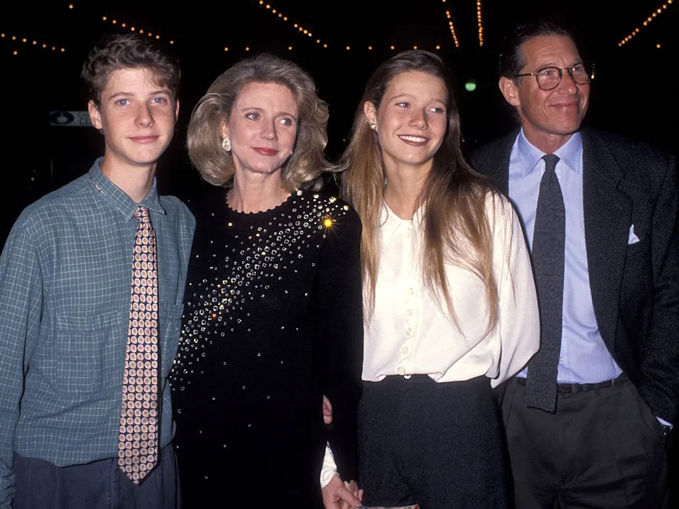 Ron Galella, Ltd./Ron Galella Collection/Getty Jake Paltrow, Blythe Danner, Gwyneth Paltrow and Bruce Paltrow on Dec. 11, 1991