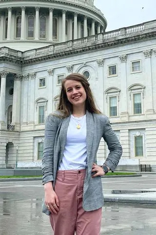 Shari Franke/ Instagram Shari Franke poses for a photo while in Washington D.C. in May 2022.