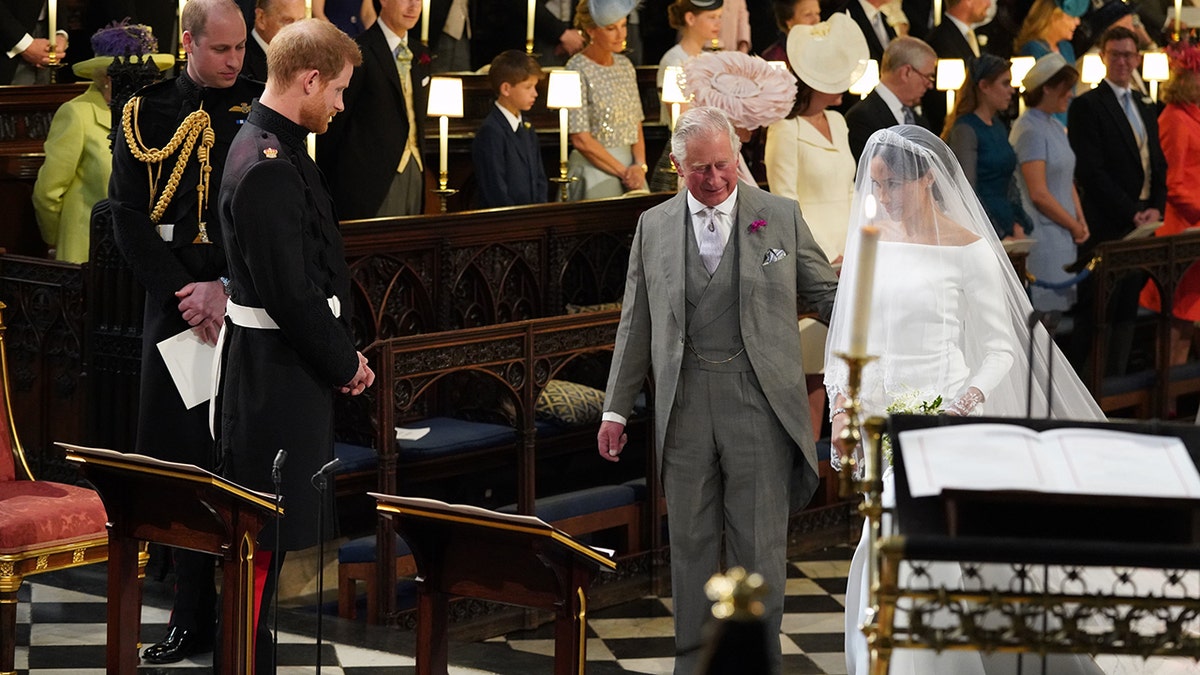 Charles walked Megan Markle down the aisle when she married his son, Prince Harry, in May 2018.