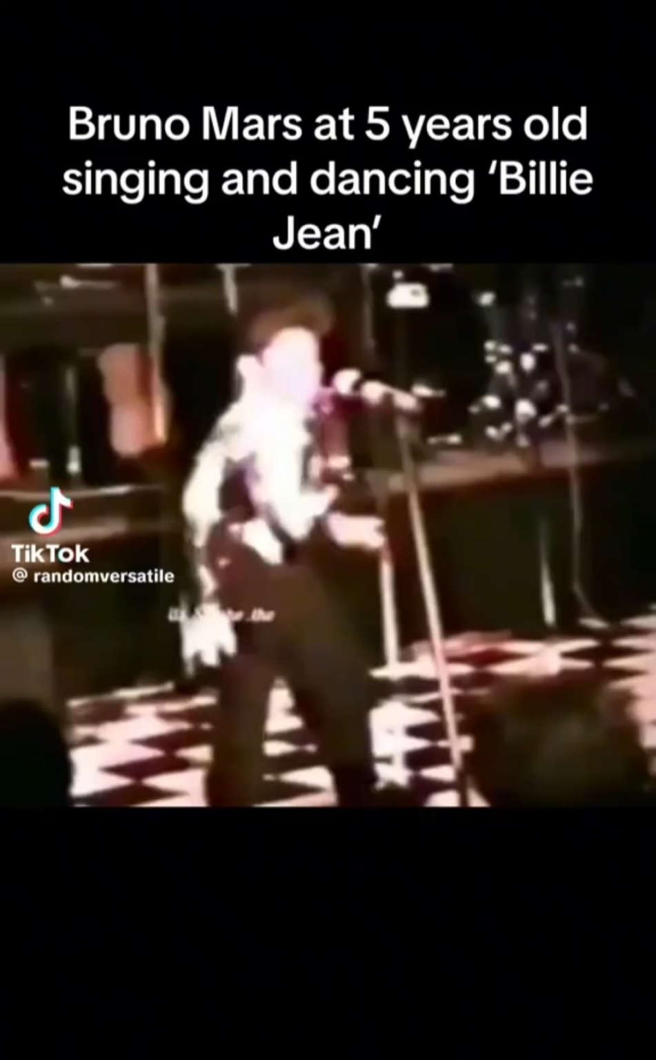 5 years old Bruno Mars covered and danced 'Billie Jeans '