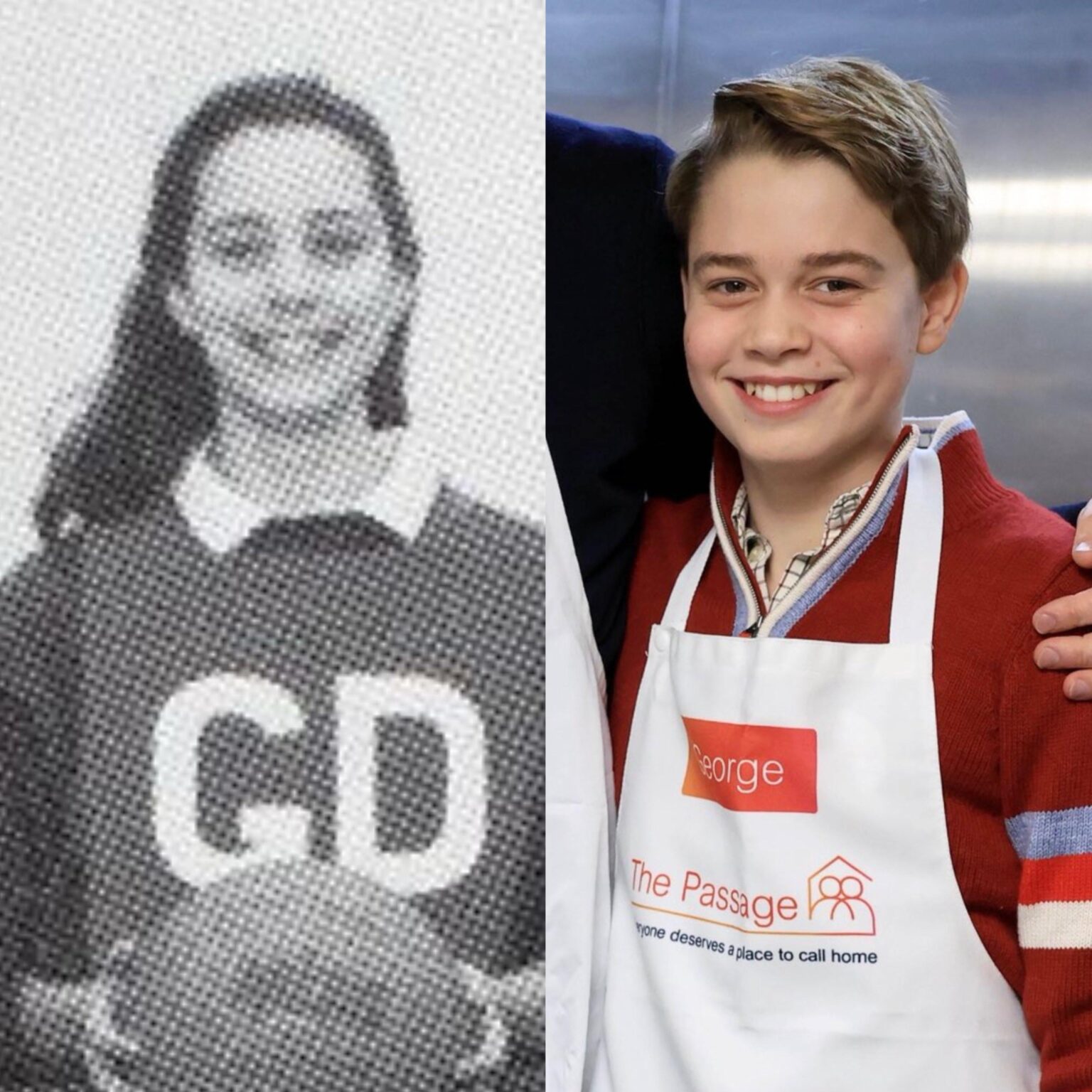 Kate and George at the same age!