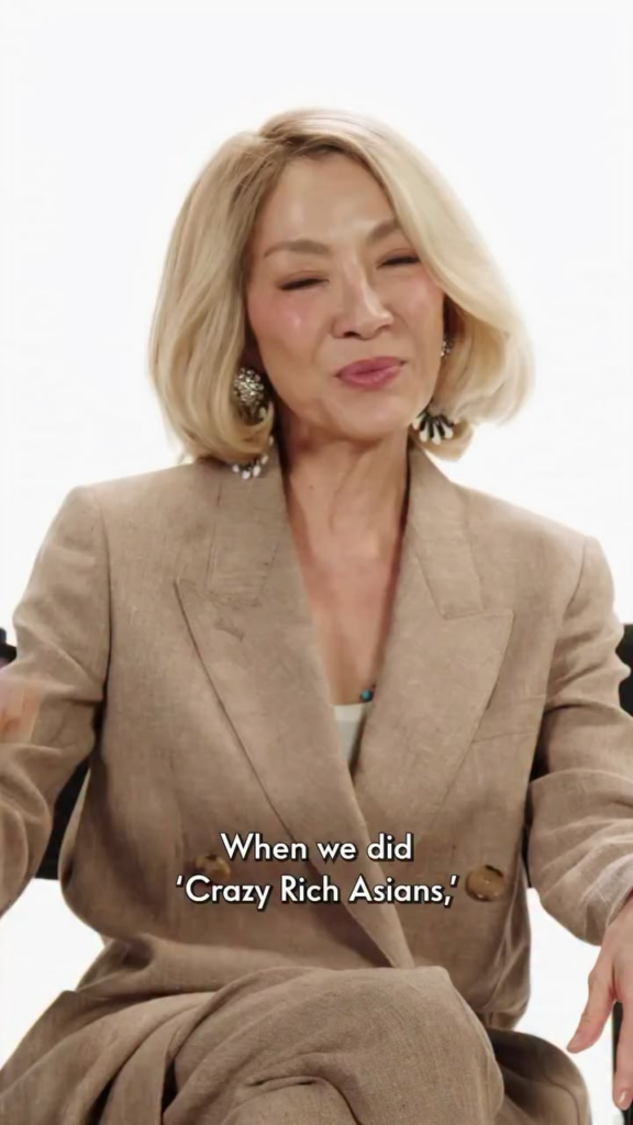 Michelle Yeoh talks about ‘Crazy Rich Asians’ and how it showed how rich people live on the other side of the world
