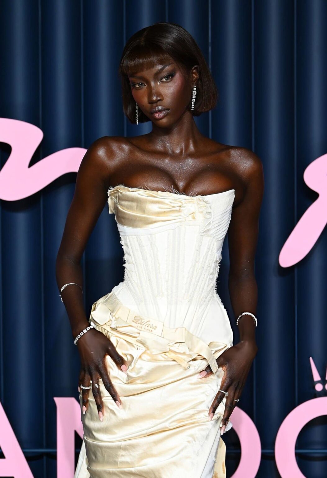 Anok Yai in custom Dilara Findikoglu at The Fashion Awards in London, England. (December 1, 2025)