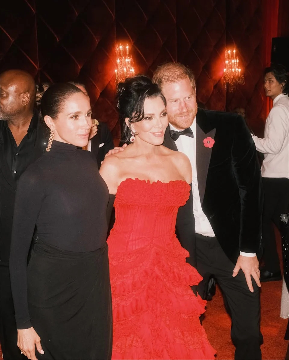 After the party, the Skims co-founder and her mom shared a carousel of photos, including one with the “Suits” alum and her beau. Instagram/Kris Jenner