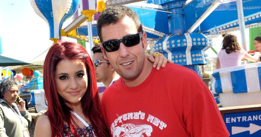 Adam Sandler and Ariana Grande Met on the Haunted Mansion Adam Sandler and Ariana Grande Met on the Haunted Mansion