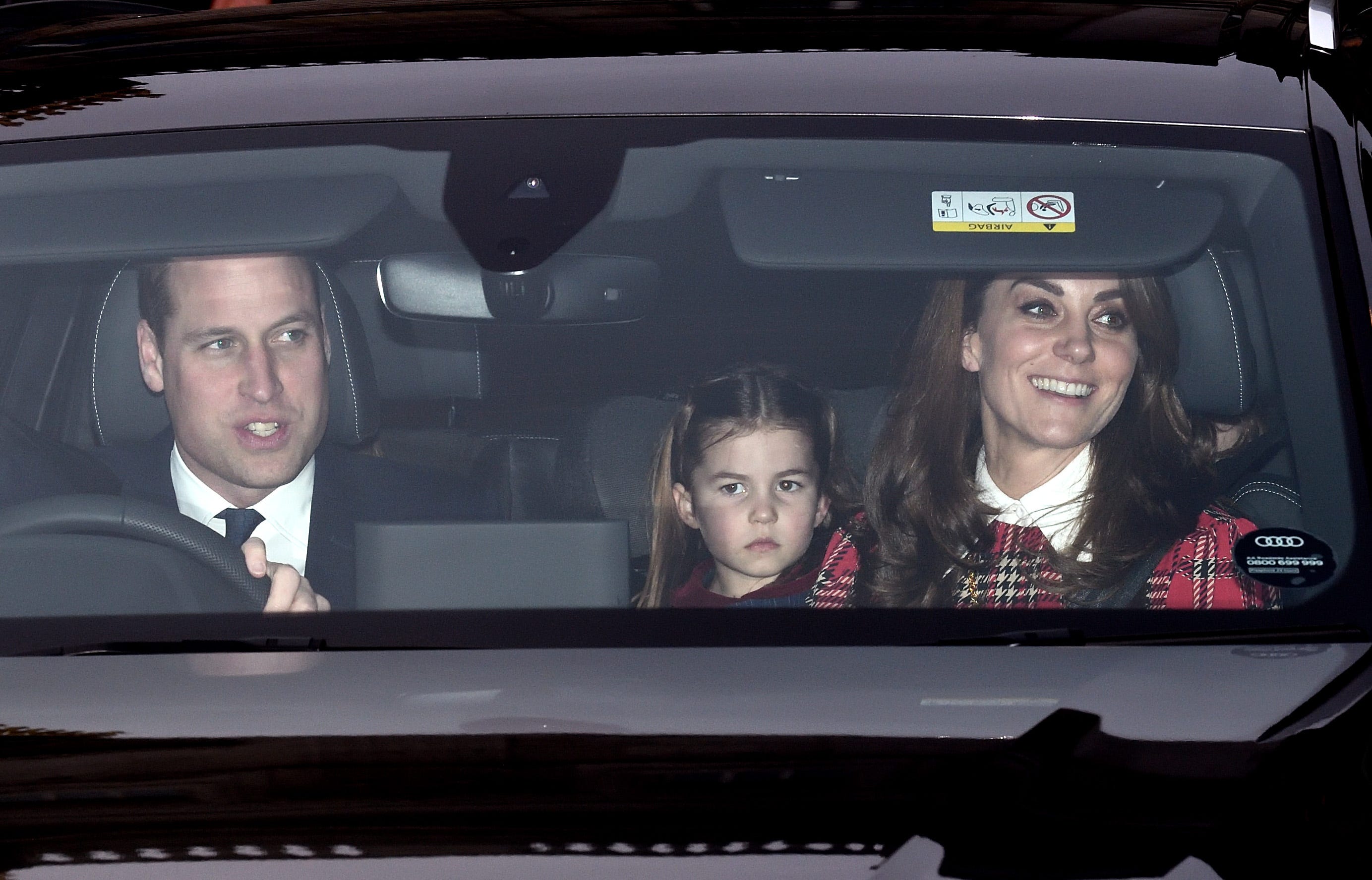 Royal Family Attend Christmas Lunch At Buckingham Palace