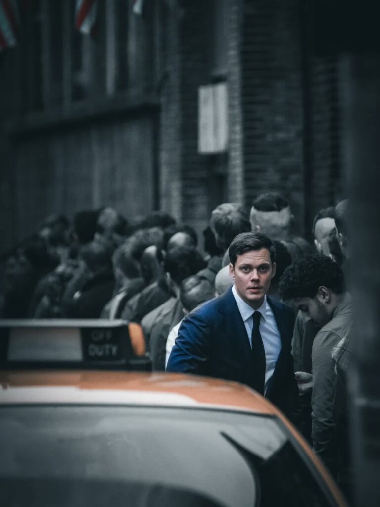 New photos of Bill Skarsgård filming Lords Of War in Belgium
