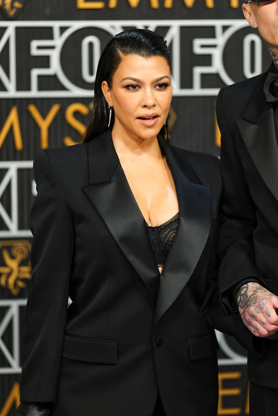 Kourtney at an event