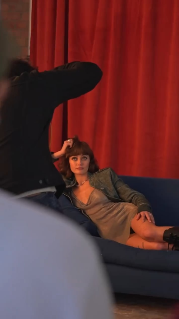 Behind the scenes of Ella Purnell's Cosmopolitan shoot