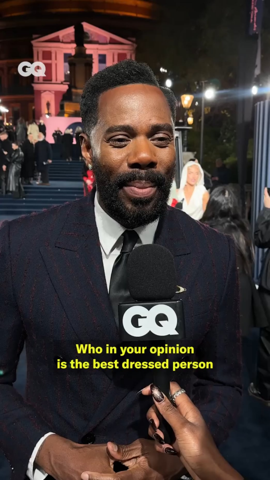 Colman Domingo on who is the Best Dressed Person of the Year