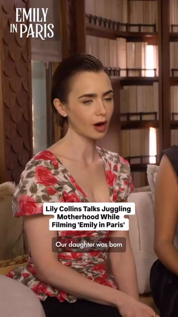 Lily Collins opens up about filming ‘Emily in Paris’ as a new mom