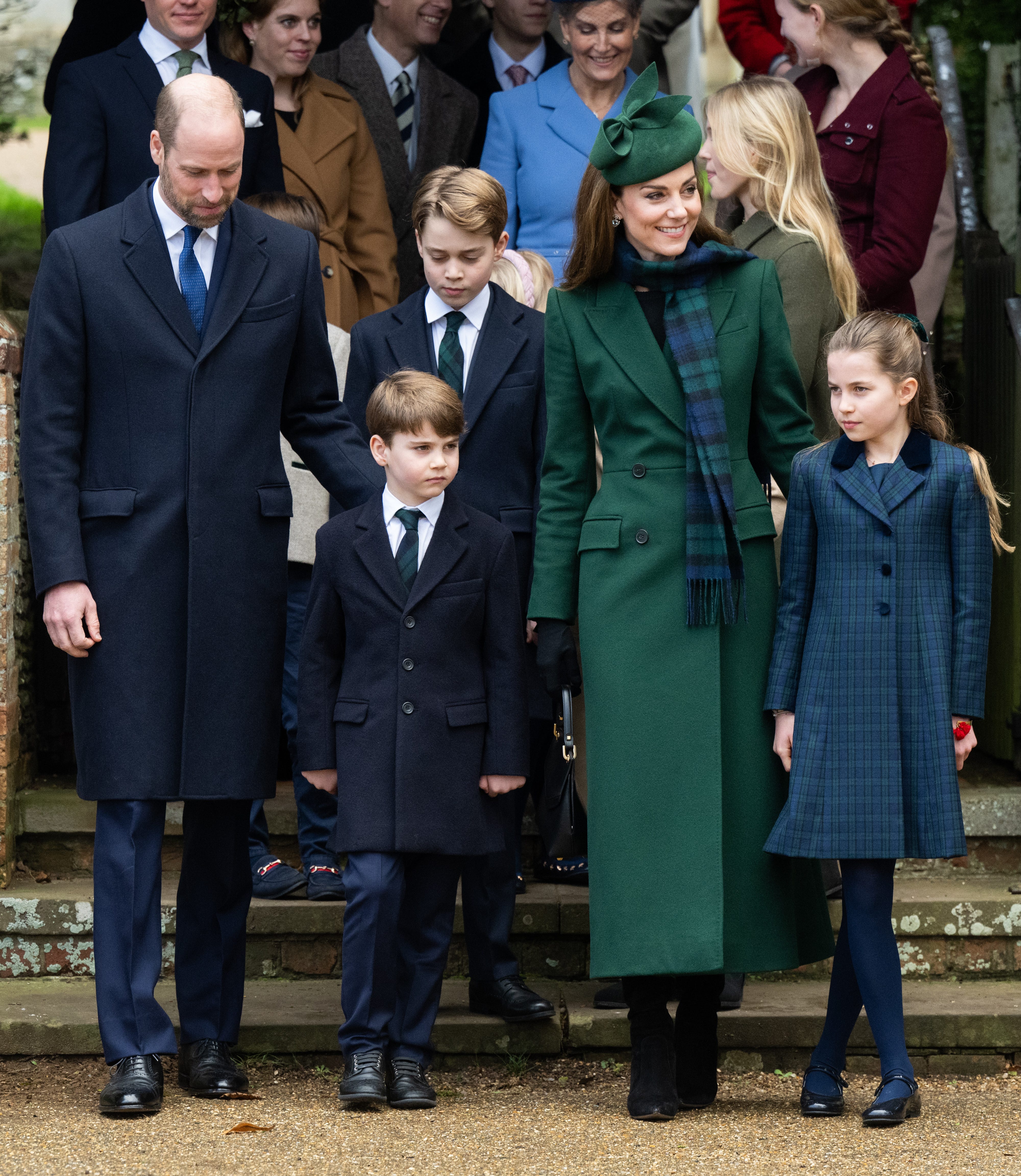 The British Royal Family Attend The Christmas Morning Service