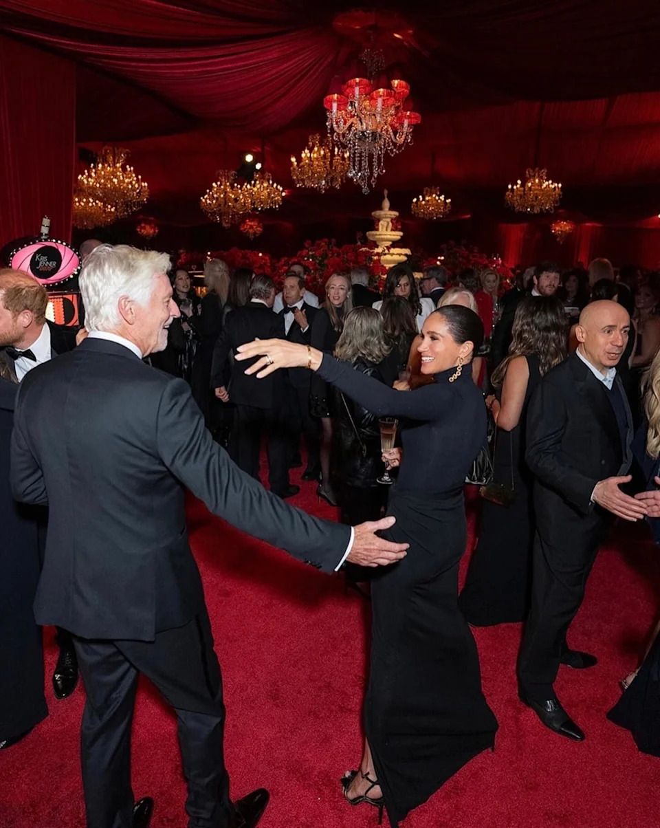 A rep for the Invictus Games founder and the actress told us that their rep asked Jenner and Kardashian, 45, to remove Instagram pictures that showed them at the party. kimkardashian/Instagram