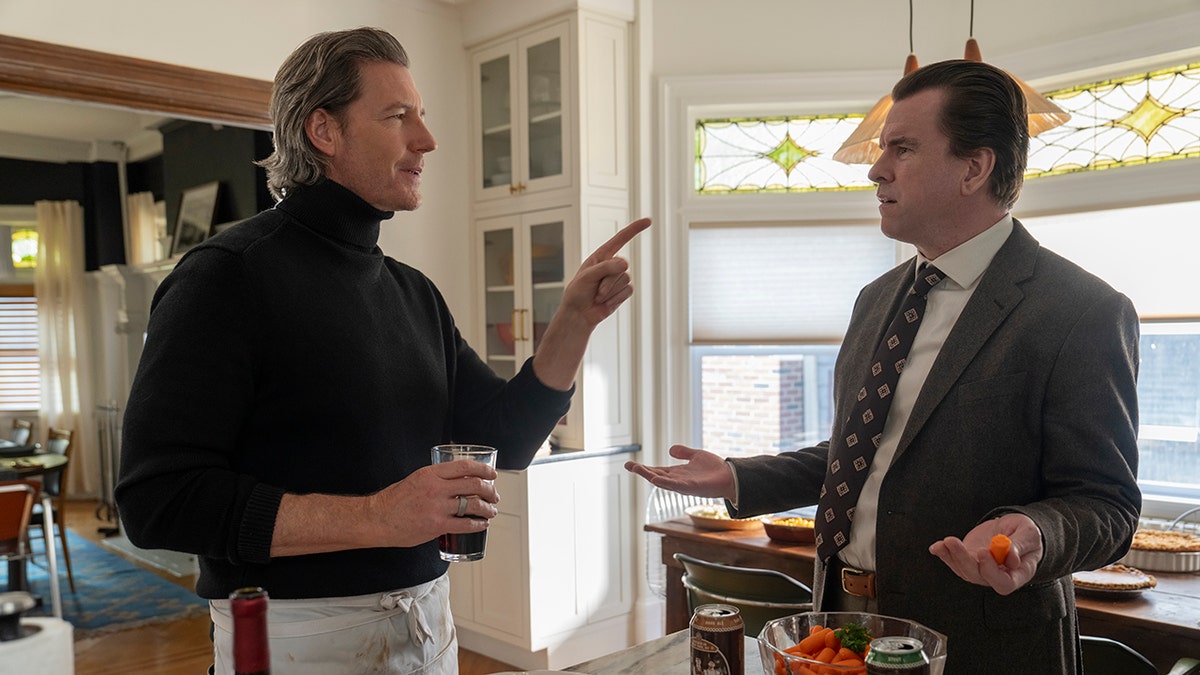 Ed Burns acting out a scene from "The Family McMullen."