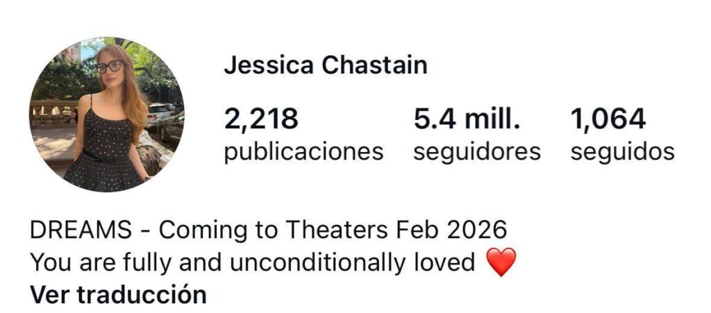 Jessica Chastain has removed "The Savant" from her insta bio, seemingly hinting at it being cancelled. The show was supposed to cover right winged extremism and indoctrination but the release was delayed indefinitely after Charlie Kirk death.