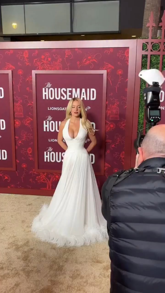 Sydney Sweeney at Los Angeles premier of housemaid | 15th December, 2025