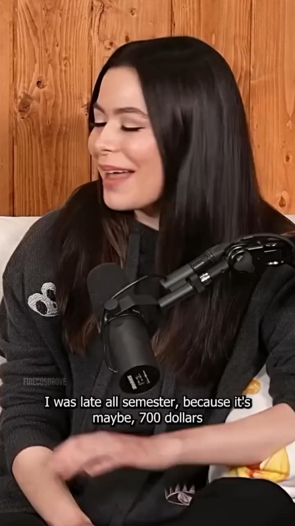 Miranda Cosgrove was late one semester in college because her father didn’t want her to buy a parking pass