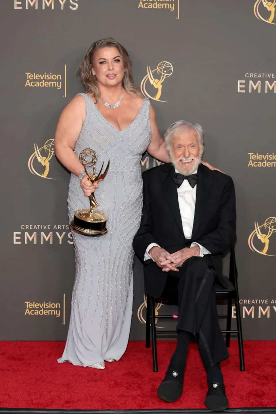Dick Van Dyke with his wife Arlene at the Creative Arts Emmys in September 2024 (Getty Images)