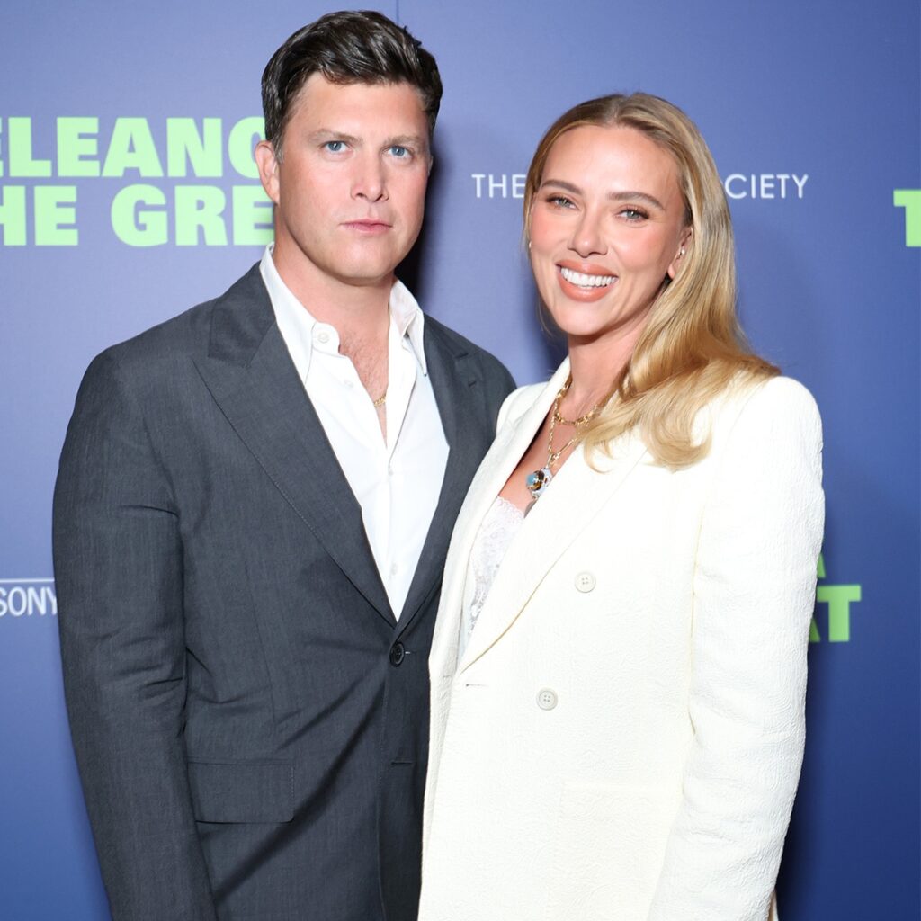 Colin Jost Delivers Wild Scarlett Johansson Punchline in SNL Joke Swap Yahoo entertainment home
