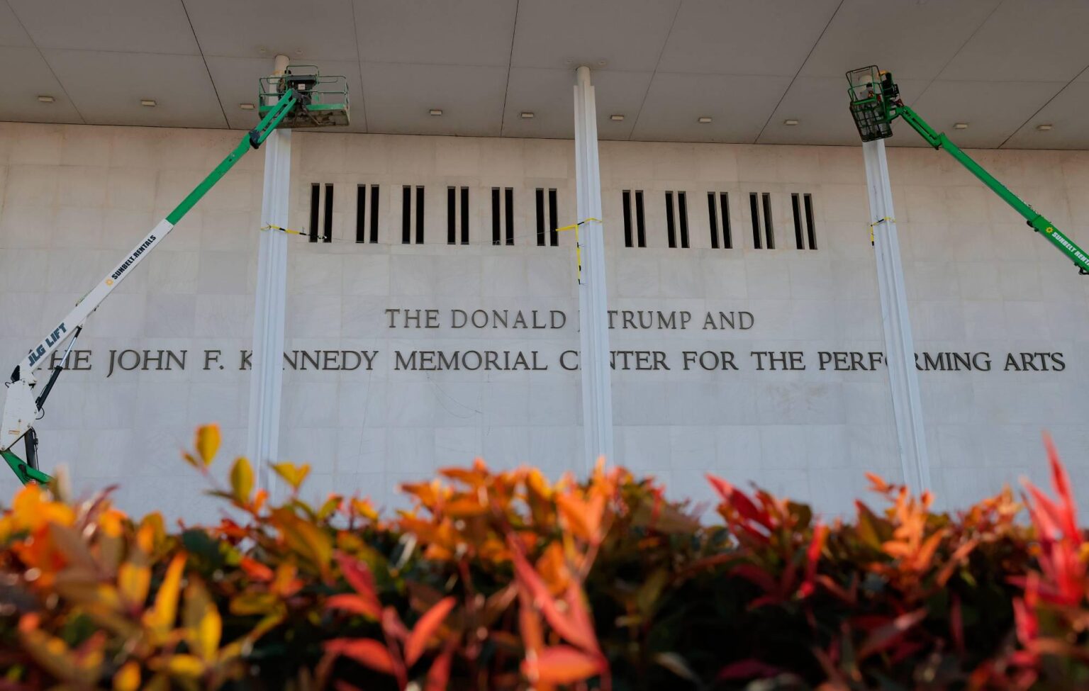 Kennedy Center seeks $1 million from musician who cancelled Christmas Eve show after Donald Trump's name added to building.