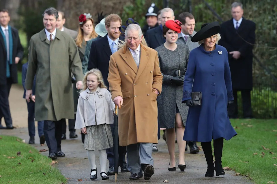 Getty Princess Eugenie attends a Christmas Day church service with the royal family in 2016.