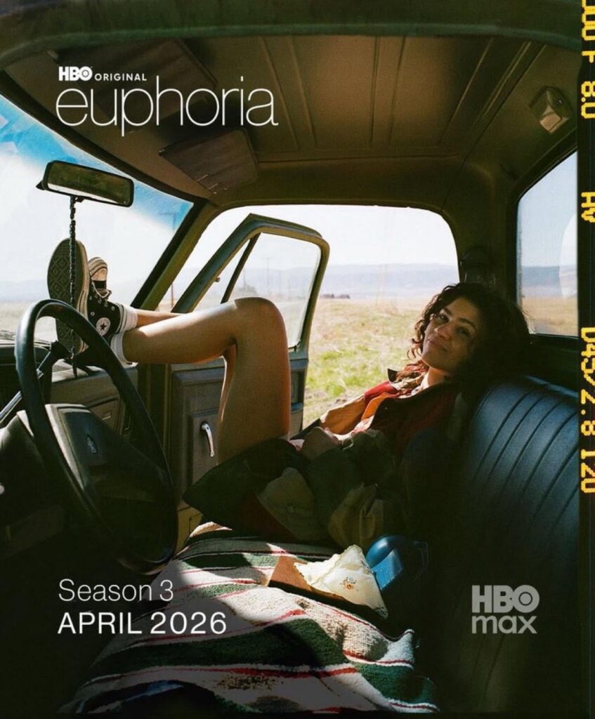 First poster for ‘Euphoria’ Season 3. Premiering April 2026.