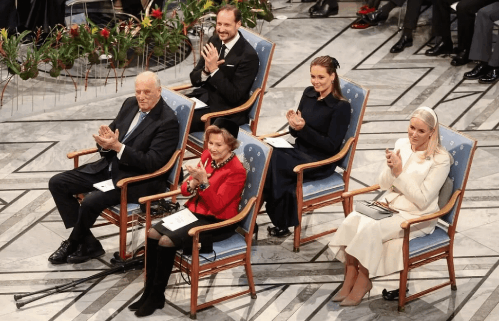 Norwegian Royal Family at Nobel Peace Prize Ceremony