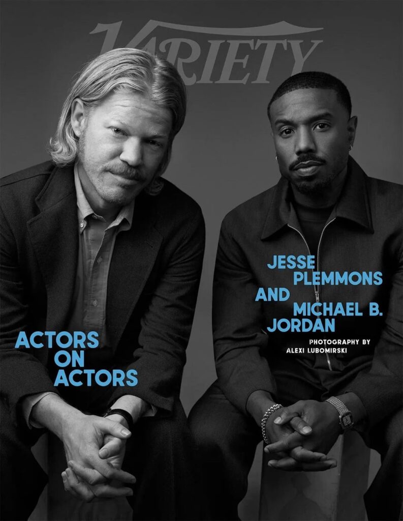 Michael B. Jordan and Jesse Plemons for Variety's Actors on Actors; Photography by Alexi Lubomirski