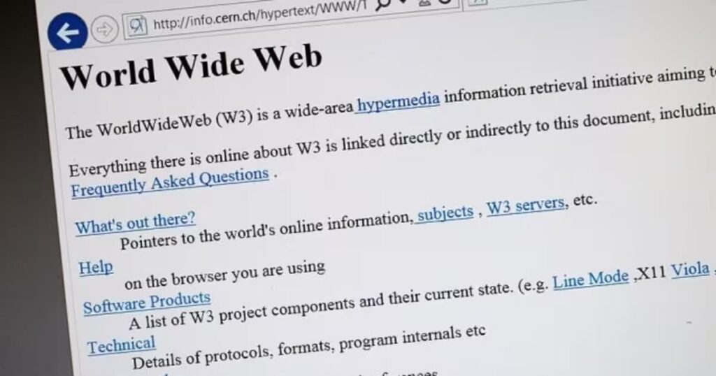35 years ago, the world's first website was launched
