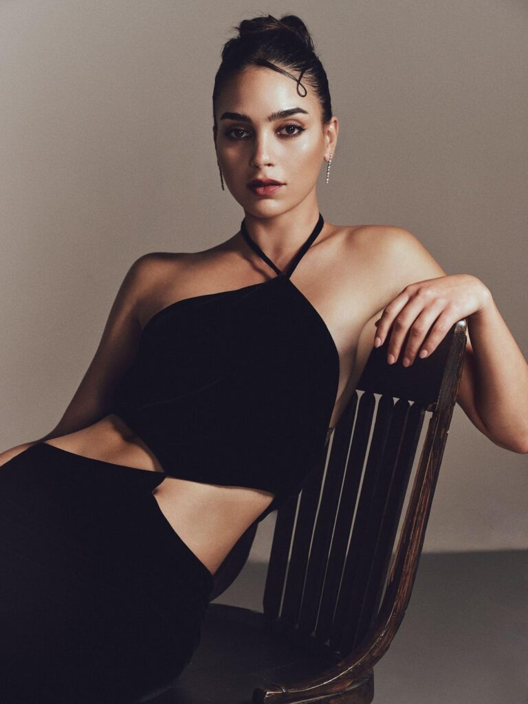 Melissa Barrera for Vogue. Photographed by Jonny Marlow & styled by Penny Lovell.