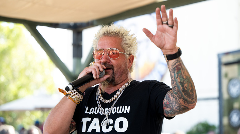Guy Fieri at food festival in 2025