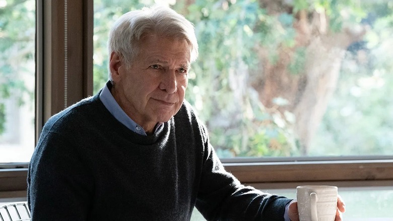 Harrison Ford as Paul smiling in Shrinking