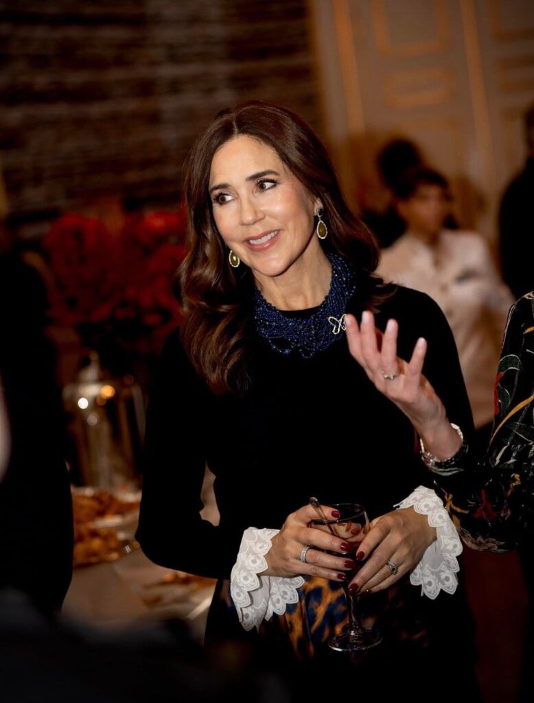 Queen Mary hosted supporters of the Mary Foundation at Amalianborg Palace yesterday