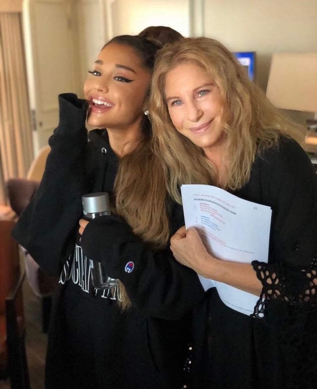 Barbra Streisand about Ariana Grande in a new post on Instagram