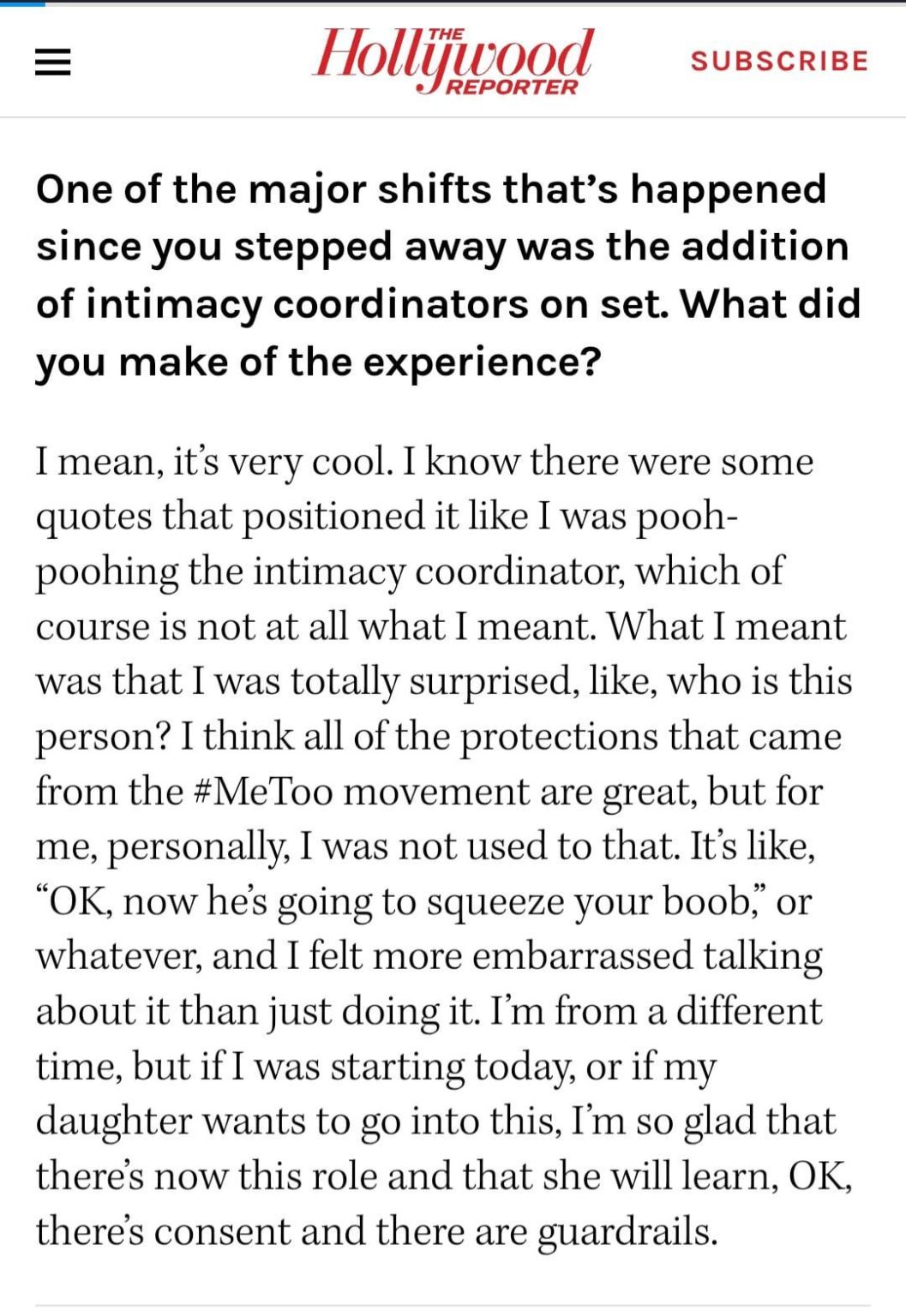 Gwyneth Paltrow clarifies her comments on intimacy coordinators and speaks about Harvey Weinstein