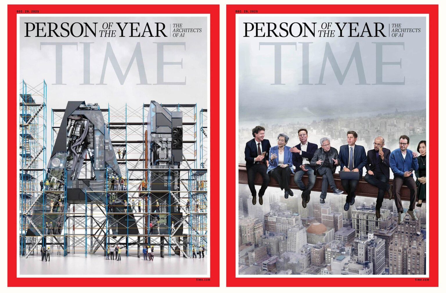 TIME Magazine’s Person of the Year has reportedly been leaked. It is “The Architects of AI”.