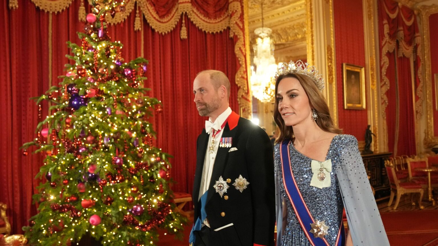Prince William Wants to Obliterate One Christmas Tradition Prince William and Kate Middleton walk past a lit Christmas tree as they arrive at the state banquet for the German President Frank-Walter Steinmeier and his wife Elke Budenbender at Windsor Castle on December 3, 2025